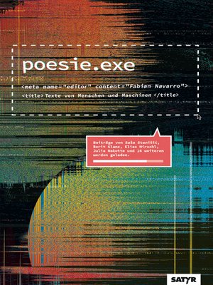 cover image of poesie.exe